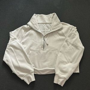 Lululemon scuba, size M/L, color BONE, excellent condition, no stains